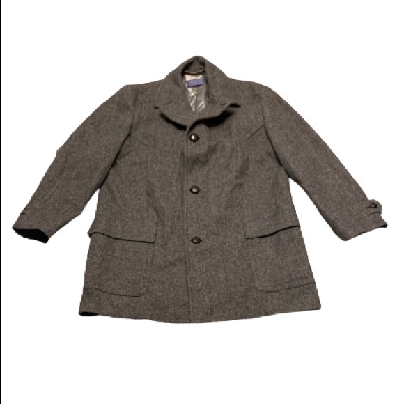 Pendleton Other - *SOLD*Vintage 1950’s/1960s PENDLETON Mens Overcoat Car Coat Tweed Wool  Size 44